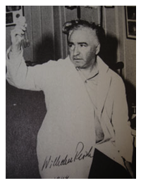 Dr. Reich at work.