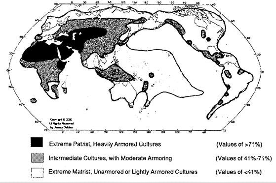 Cultural world map